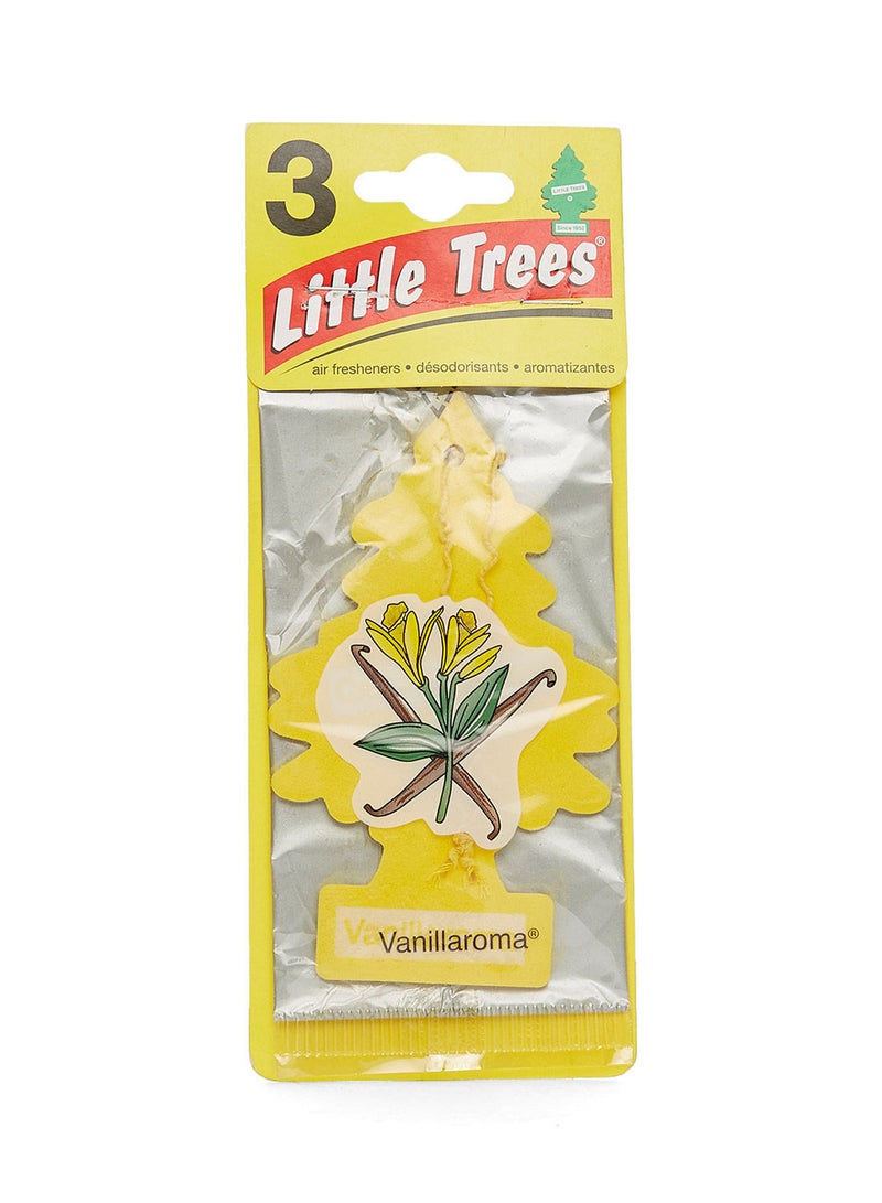 NIBEMINENT Vanilla Aroma Hanging Paper Car Air Freshener Cards 