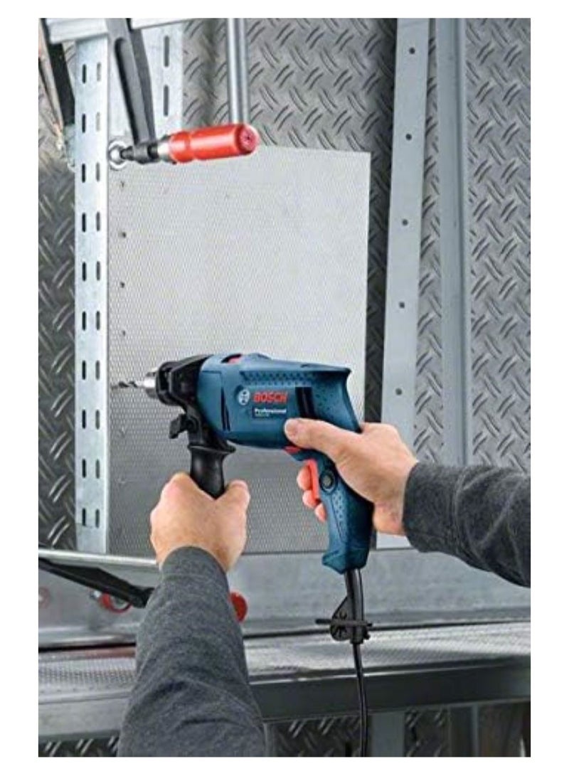 BOSCH Professional Electric Drill With A Hammer With A Power Of 570 Watts - 13 Mm, Stabilization And Speed Control Feature, With An Auxiliary Handle And A Depth Measuring Stick. - Image 3