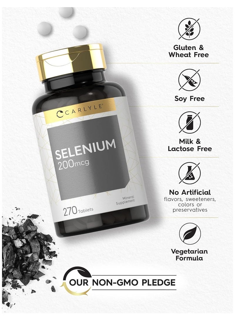 مكمل السيلينيوم 200 ميكروجرام | 270 كبسولة | معدن أساسي | نباتي، غير معدّل وراثيًا، خالٍ من الجلوتين - Image 4