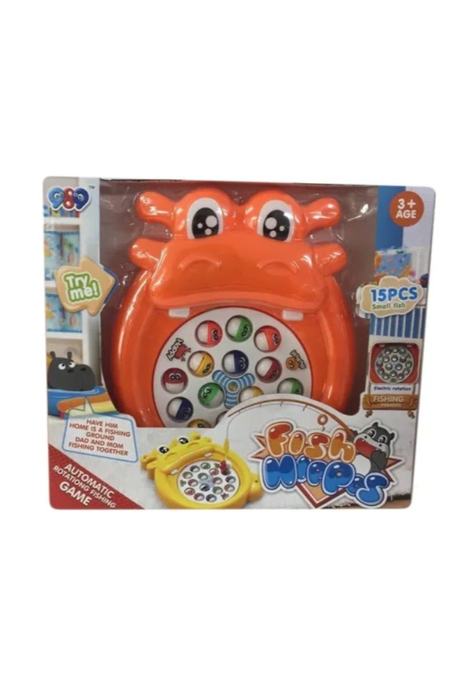 Fun Hippo Fishing Game - Battery Operated, Fun for Kids, Develops Focus and Hand-Eye Coordination! - Image 2