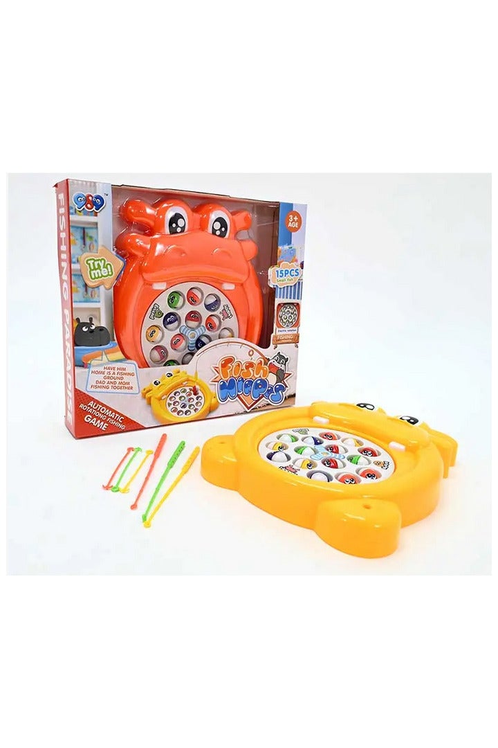 Fun Hippo Fishing Game - Battery Operated, Fun for Kids, Develops Focus and Hand-Eye Coordination! - Image 3