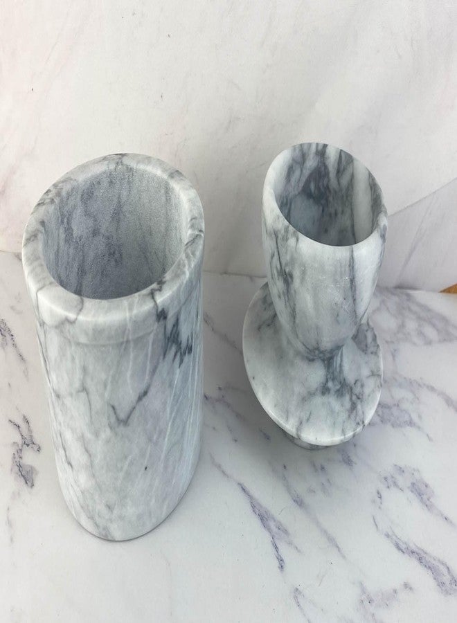 Daszui Marble Butter Can,Counter Top Natural White Marble Butter Storage Tank With Waterline,French Butter Jars,For The Storage of Kitchenware. - Image 4
