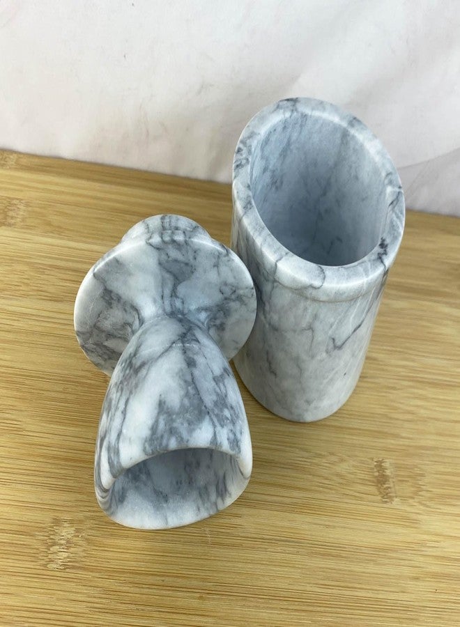 Daszui Marble Butter Can,Counter Top Natural White Marble Butter Storage Tank With Waterline,French Butter Jars,For The Storage of Kitchenware. - Image 5