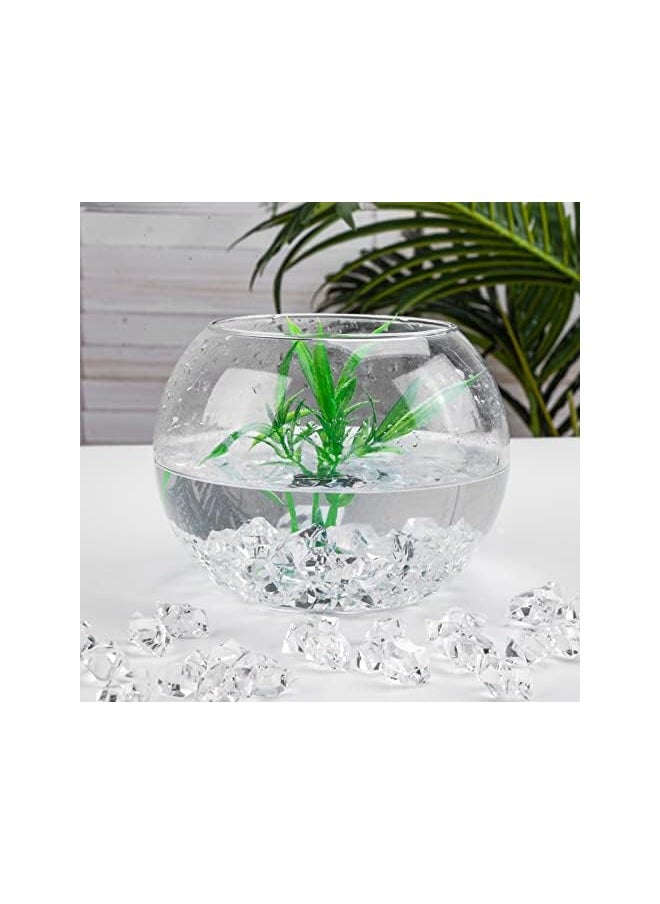 The Bros 100 PCS Acrylic Gems Crystals Clear Rocks, Plastic Diamonds Vase, Centerpiece for Vase Fillers, Winter Decoration Party Table Scatter Wedding Food Display  - Image 4