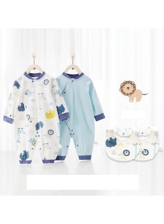 Two Jumpsuits With Long Sleeves For Babies And Toddlers With Bibs - pzsku/ZB3EC98C44DA72031B855Z/45/_/1675440670/8dcd3a71-d3a0-4df4-b24c-85fc1ef70f76