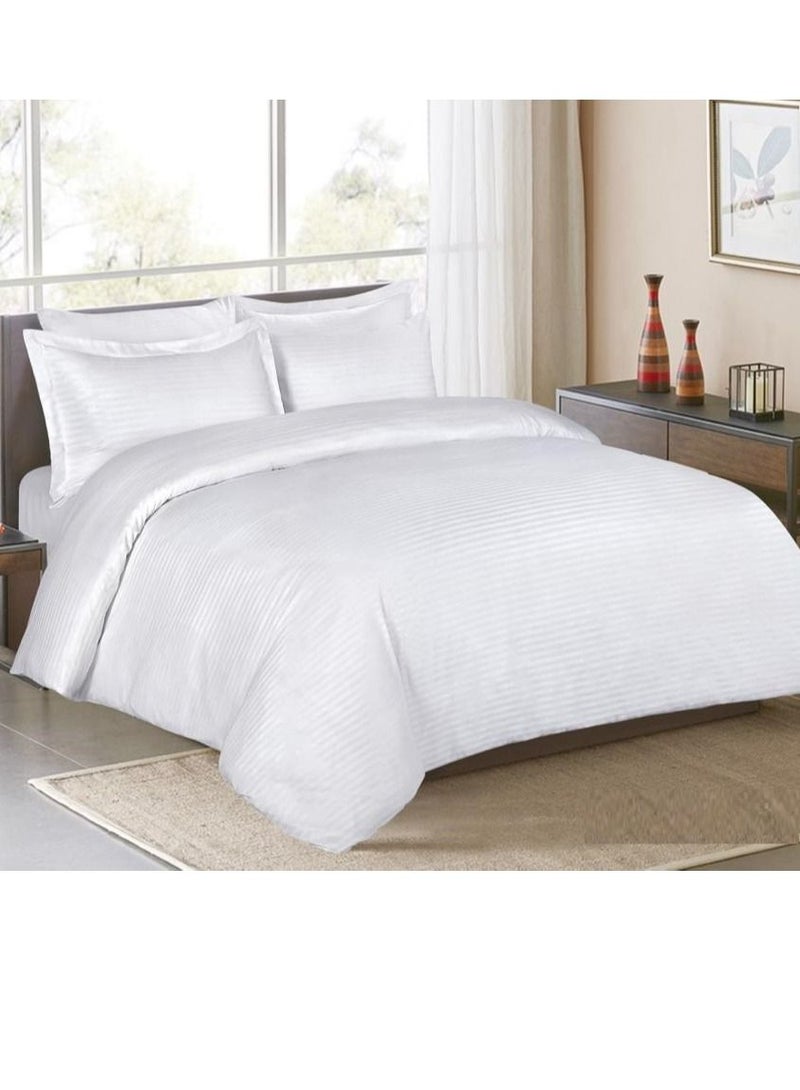 Hourse 6-Piece Striped  Hotel Comforter Set,Hotel-006A - Image 2
