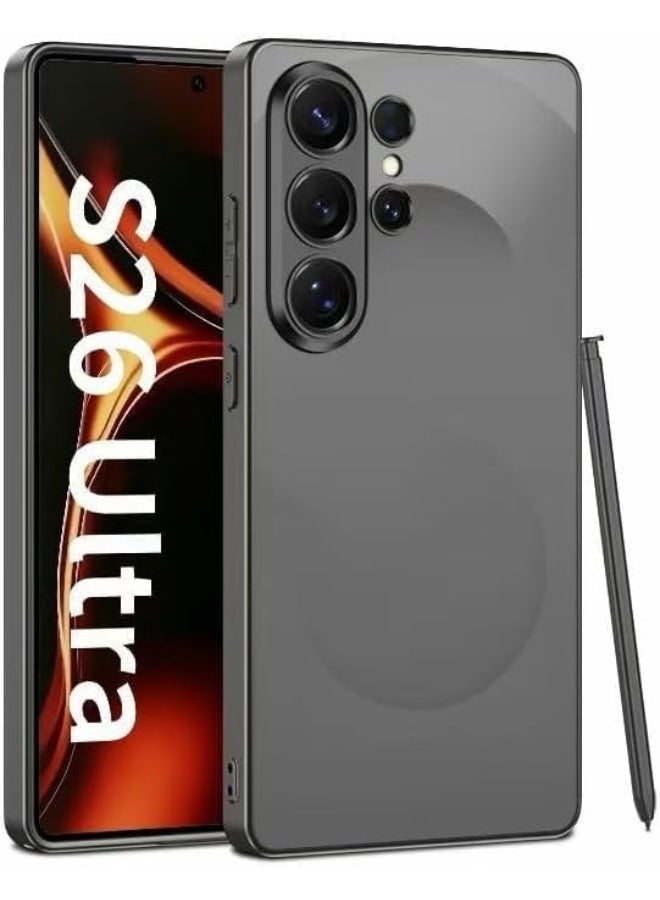 Gkk Case For Samsung Galaxy S26 Ultra Super Slim "S" Design Case, Anti-Fingerprint Camera Protection Matte Texture Cover، Gray