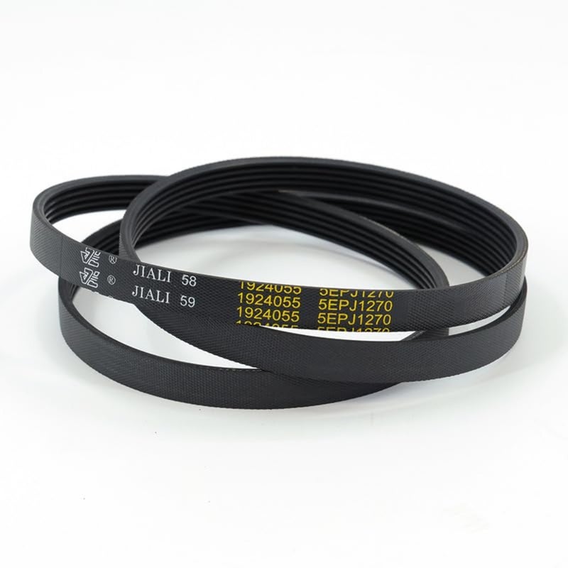 Washing Machine Drive Belt 1924055 for EL 1270 J5 5EPJ 1270 PJ 1270 Rubber, Black, High-Tensile Strength Replacement Part - Image 3