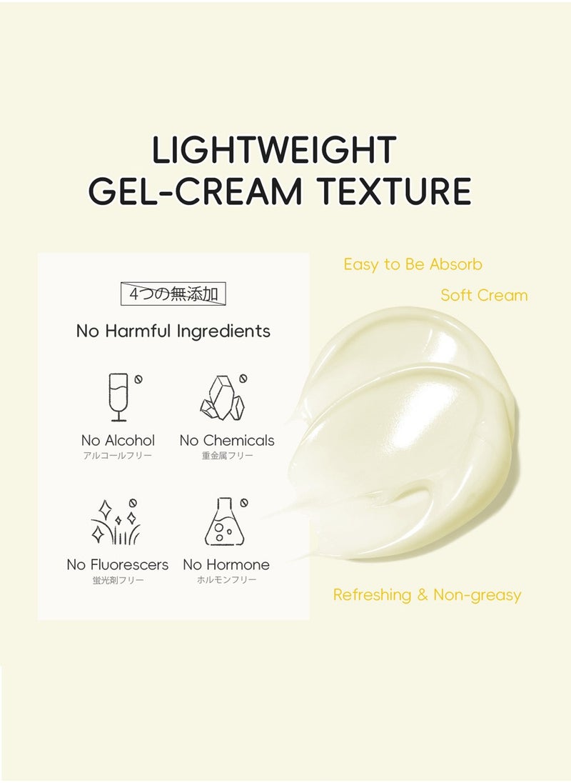 Yuzu Day & Night Face Moisturizer, with Natural Fruit Extract, Intense Hydration, Smoothing & Softening, Radiance Boosting, 25g
