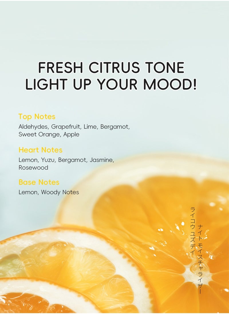 Yuzu Day & Night Face Moisturizer, with Natural Fruit Extract, Intense Hydration, Smoothing & Softening, Radiance Boosting, 25g