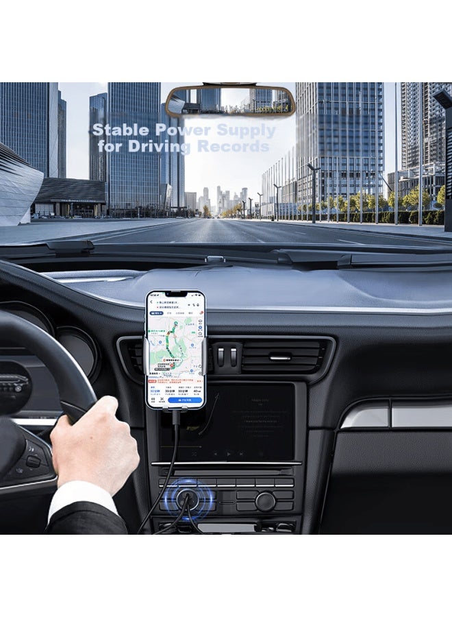 Baseus شاحن سيارة للهواتف و ette ولاعة سريع الشحن, 5a منفذ مزدوج 30w, شاحن سيارة USB + مجموعة كابل بيانات Type-c - Image 5