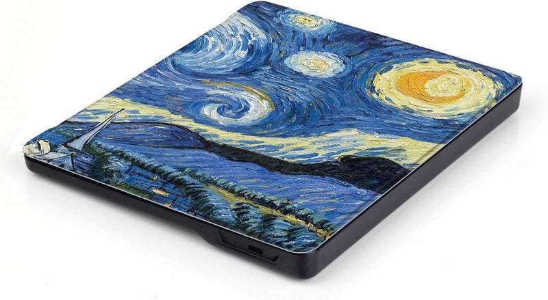 HBS Case for Kindle Oasis 2017/2019 ， 7 inches, Compatible with 9th and 10th Generations - Slim PU Leather Standing Protective Protective Synthetic Leather Case-Starry sky - Image 5
