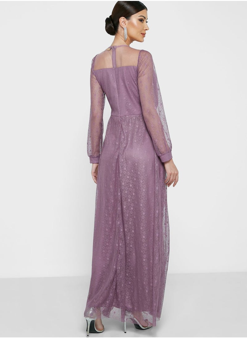 Khizana - Shimmer Net Gown - Image 1