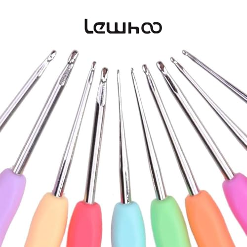Lewhoo 10pcs Small Size Lace Crochet Hooks (0.5~2.75mm), Small Ergonomic Crochet Hooks Set for Thread - Image 4