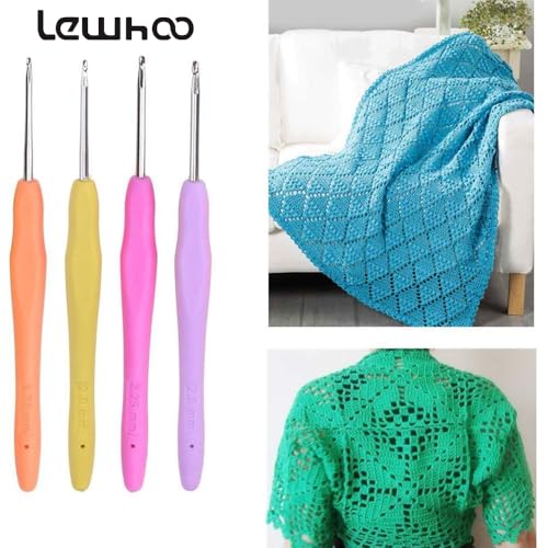 Lewhoo 10pcs Small Size Lace Crochet Hooks (0.5~2.75mm), Small Ergonomic Crochet Hooks Set for Thread - Image 5