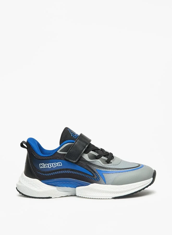 كابا Boys' Colourblock Sports Shoes with Hook and Loop Closure