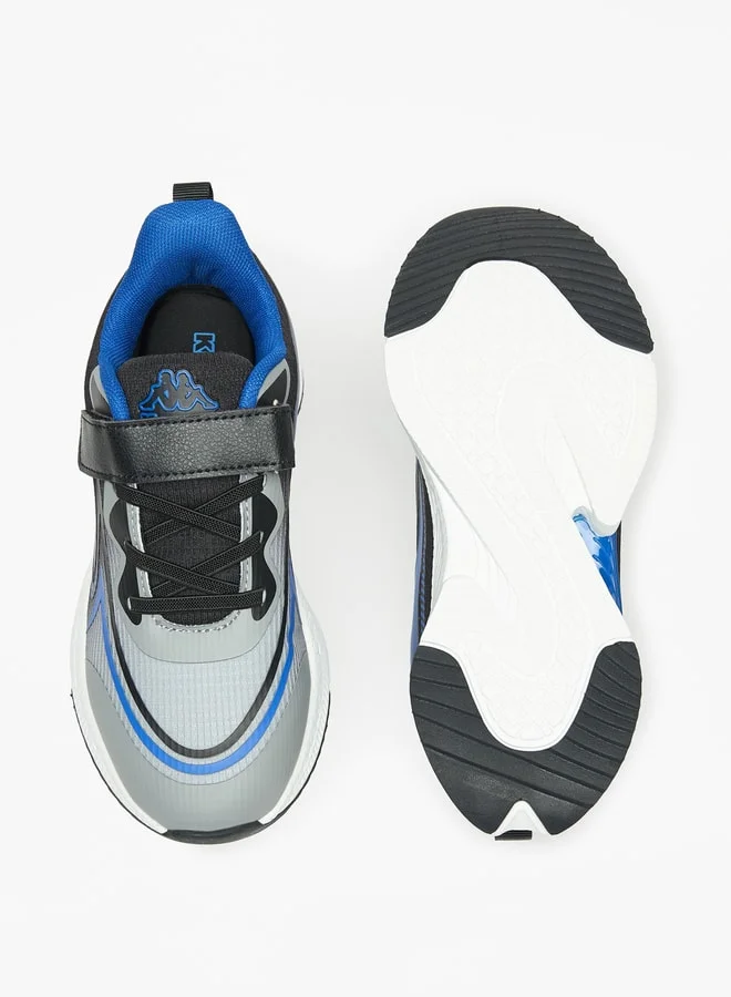 كابا Boys' Colourblock Sports Shoes with Hook and Loop Closure