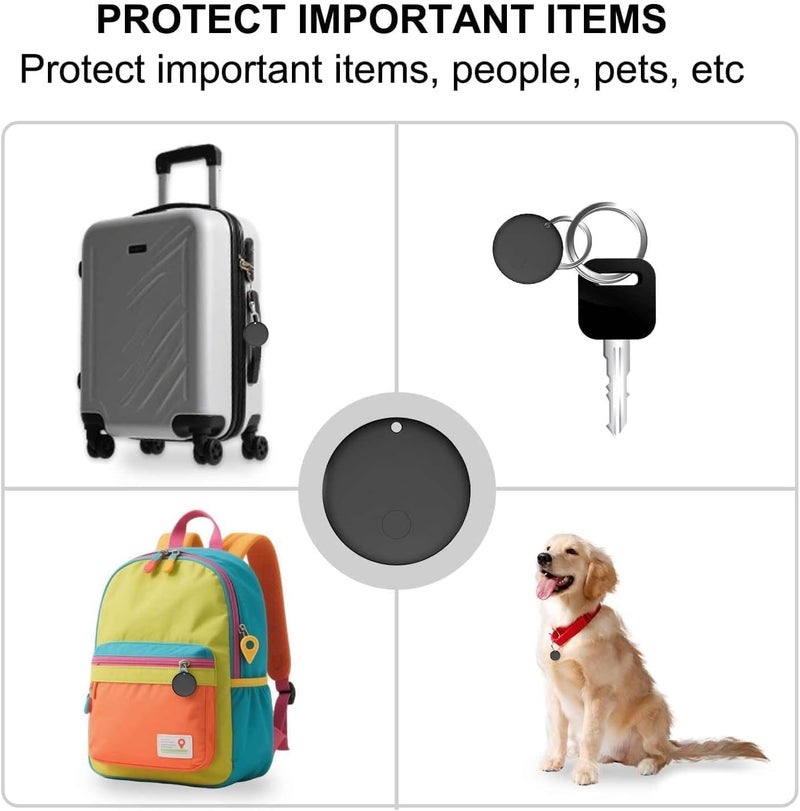 GPS Tracker for Vehicles iOS, Hidden Tracking Device for Vehicles, Car Tracker No Subscription Work with Find My, Smart Tag with Audio for Kids, Key, Bag (10) - Image 3