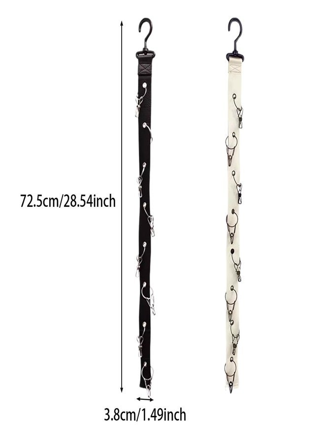 Tizee 2Pcs Hanging Organizer for 17cm Doll - Stuffed Doll Storage with Chain, Wall Decor for Nursery, Holds 8 Plush Toys - Image 5