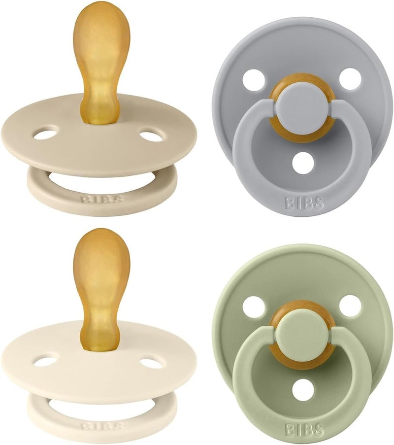 BIBS Colour Pacifier Set - Cloud Mix - Image 1