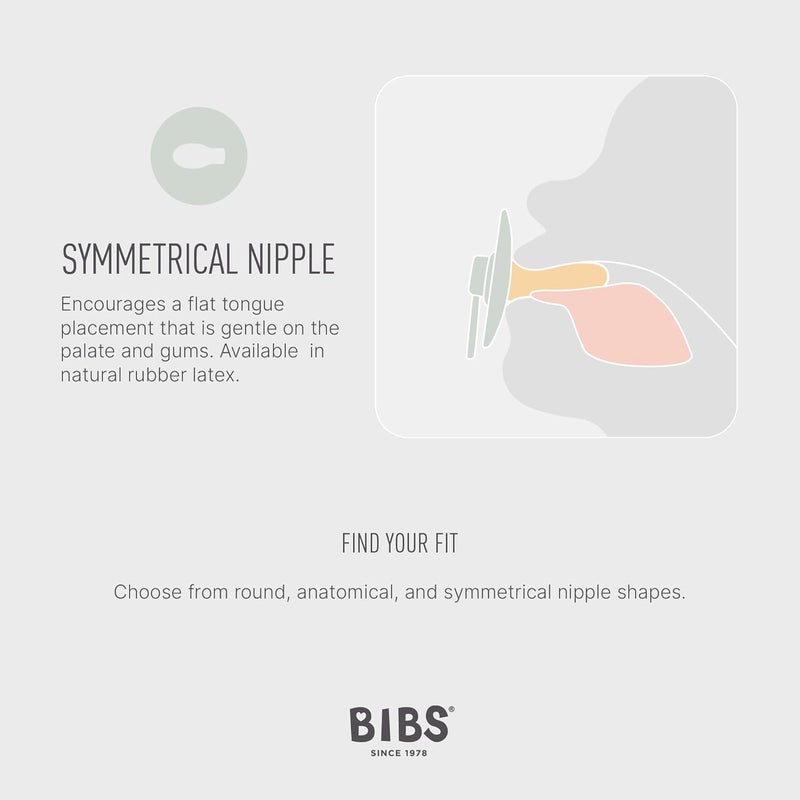 BIBS Colour Pacifier Set - Cloud Mix - Image 3