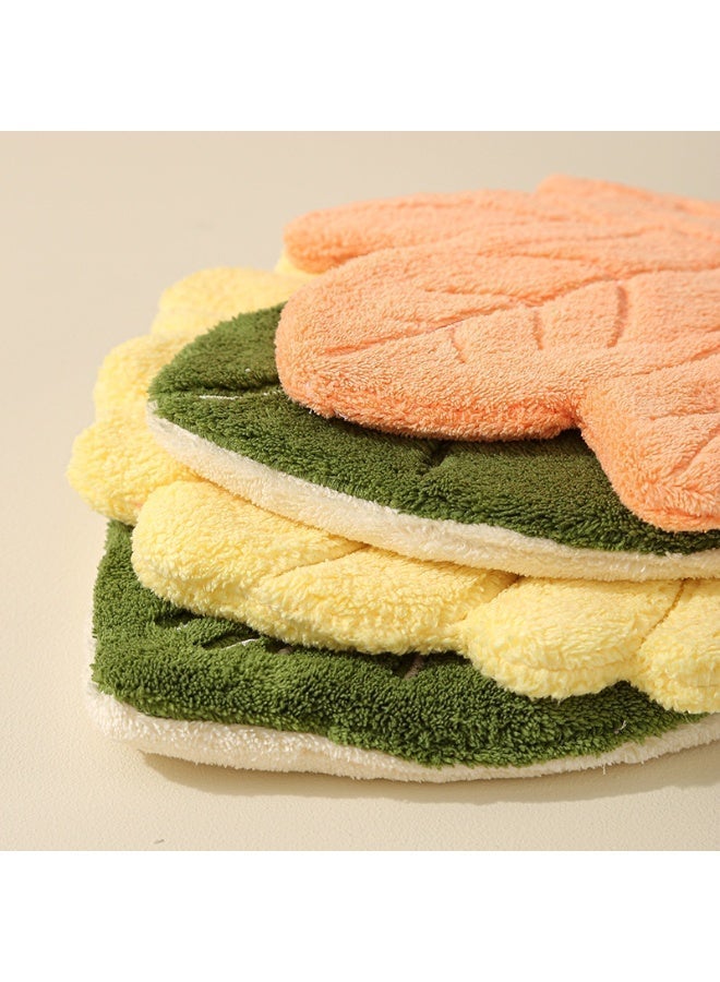 Anthurium-Leaf- Pattern Hand Towel – Super Absorbent, Soft & Unique Design for Everyday Use - Image 4