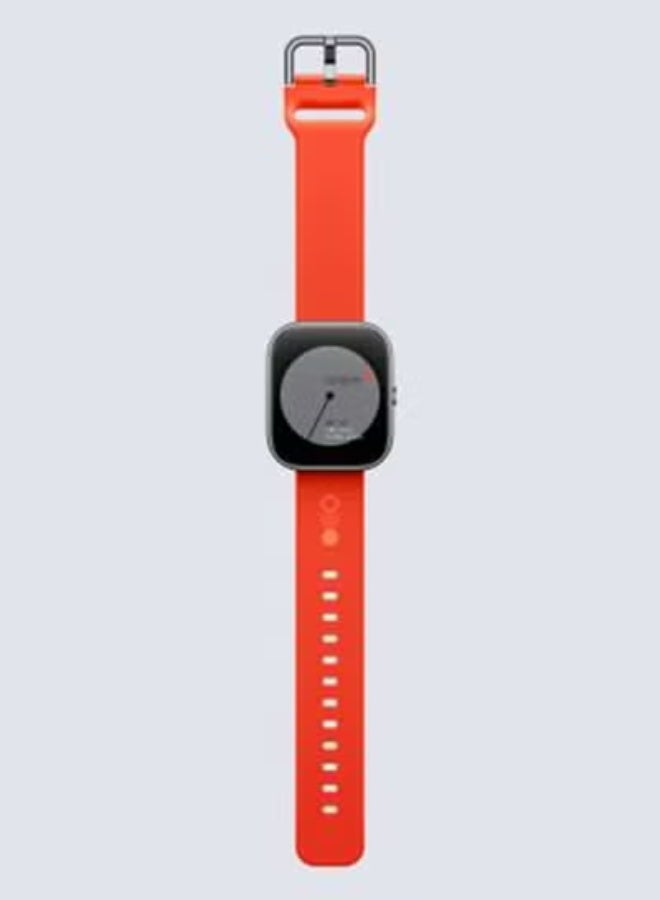 TIGER Watch Pro Smartwatch – AMOLED Display, Bluetooth Calling, Multi-Sport Tracking, Heart Rate & SpO₂ Monitor, IP68 Water Resistant, Long Battery Life – Stylish Orange Strap with Metallic Grey Case - Image 5