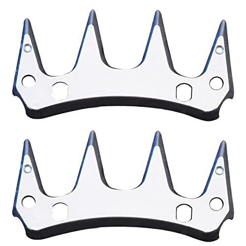 MAWAER 4-Point Universal Replacement Shearing Blades, Compatible with Oster, GDJOB, TAKEKIT, BEETRO, Dragro, Lister, Heiniger Sheep Clippers 440C Materials - Image 1