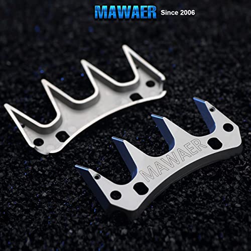 MAWAER 4-Point Universal Replacement Shearing Blades, Compatible with Oster, GDJOB, TAKEKIT, BEETRO, Dragro, Lister, Heiniger Sheep Clippers 440C Materials - Image 4