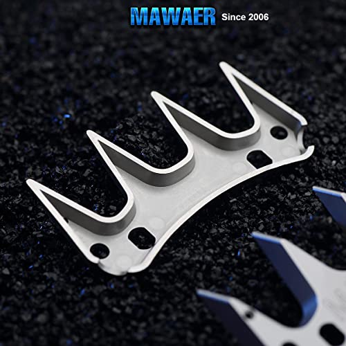 MAWAER 4-Point Universal Replacement Shearing Blades, Compatible with Oster, GDJOB, TAKEKIT, BEETRO, Dragro, Lister, Heiniger Sheep Clippers 440C Materials - Image 5