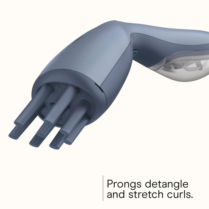 CONAIR Infiniti PRO by CONAIR Steam Therapy Hair Steamer, Portable Styling Tool with 7-Inch Diffuser Attachment, 30-Second Heat-Up, Penetrating Steam for Detangling, Reshaping, and Volumizing Curls, Blue - Image 3