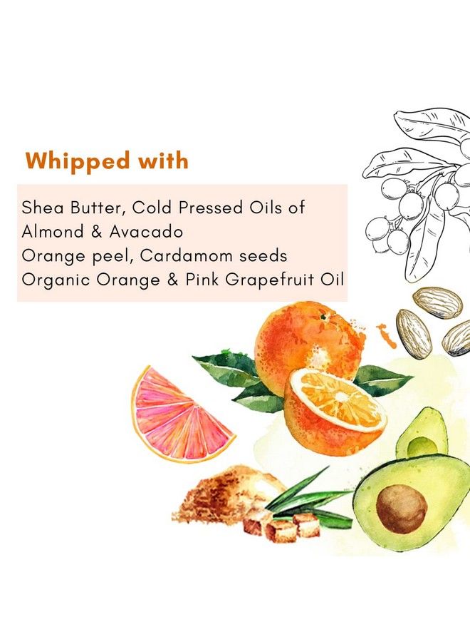 LAVENZA Creamy Sugar Body Scrub ;Freshly Made With Avocado Oil Shea Butter Orange Peel ; Exfoliates Visibly Smoothens Deeply Moisturizes ; Non Greasy Body Scrub; Body Polish 250G - Image 4