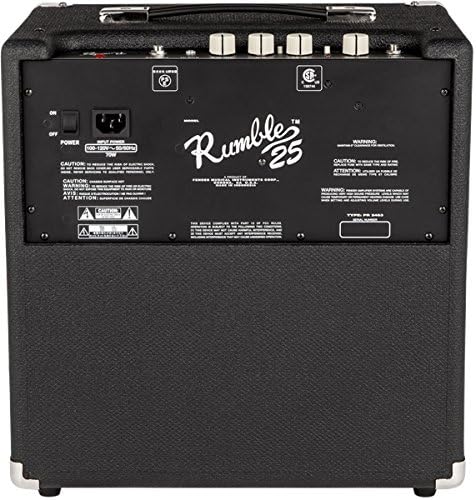 FENDER مجموعة مضخم الصوت فندر رمبل 25 للبيس مع كابل وقرص DVD تعليمي من أوستن بازار - Image 5
