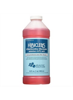 – Antimicrobial and Antiseptic Soap and Skin Cleanser – 32 oz – for Home and Hospital – 4% CHG