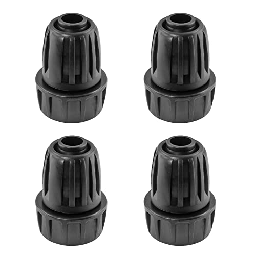 Moicstiy 4Pcs 1/2 Inch Drip Irrigation Hose Connectors 3/4 Inch Garden Faucet Hose Adapter Drip Irrigation Tubing Connector for Garden Irrigation Misting System - Image 1