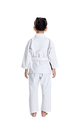 JUST YEARN Kids BJJ GI, Youth IBJJF Children’s Students Brazilian Jiujitsu Gi kimono Pre-washed Fabric - Image 3