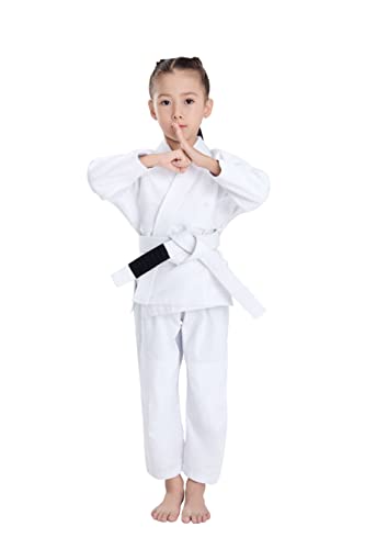 JUST YEARN Kids BJJ GI, Youth IBJJF Children’s Students Brazilian Jiujitsu Gi kimono Pre-washed Fabric - Image 2