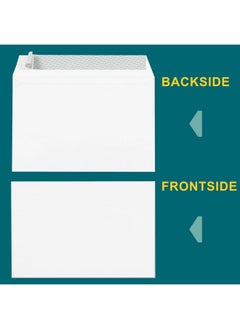 EnDoc 9X12 Booklet Envelopes 100 Pack Mailing Envelopes Self Seal Plain White Envelopes With Peel & Seal Closure Openside 9 X 12 Envelopes 28 Lb Paper Blank Envelopes For Home And Business  - Image 2