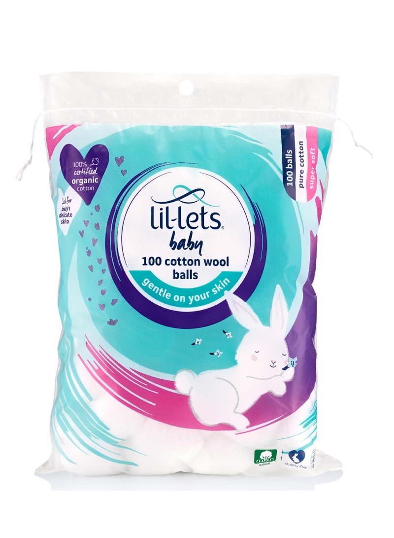 Lil-Lets LILLETS COTTON WOOL BALLS 100'S