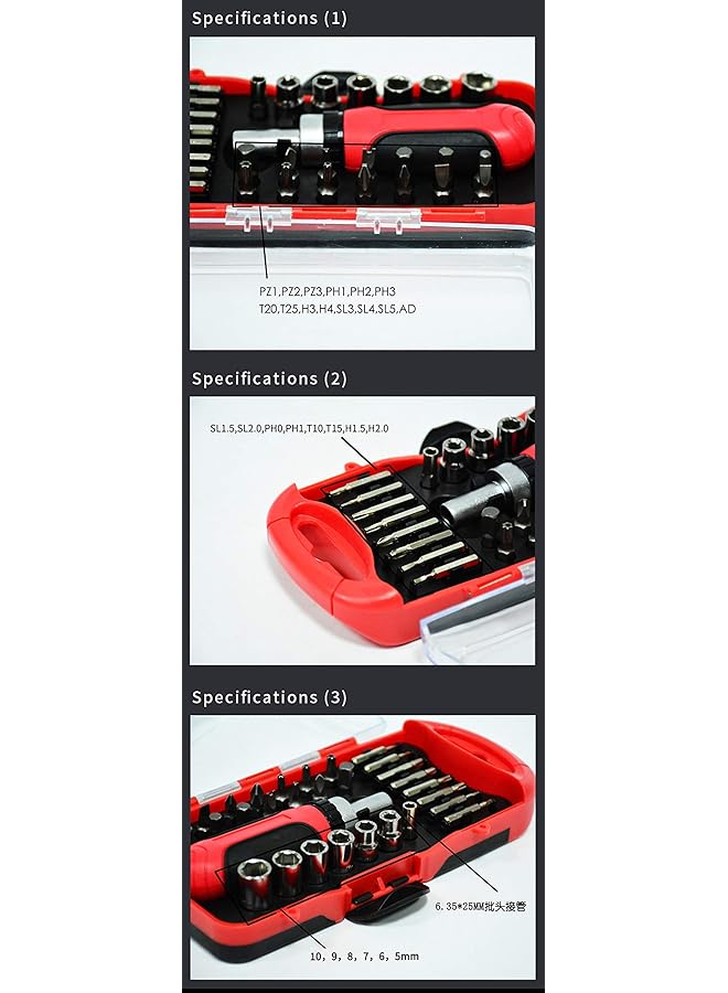 كيدل مجموعة أدوات التفكيك المنزلية المصنوعة من الفولاذ الكروم الفاناديوم - Image 5