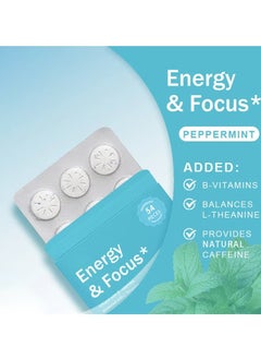 NeuroGum Energy Caffeine Mints (54 Pieces) - Sugar Free with L-theanine + Natural Caffeine + Vitamin B12 & B6 - Nootropic Energy & Focus Supplement for Women & Men - Keto & Vegan, Peppermint Flavor  - Image 4