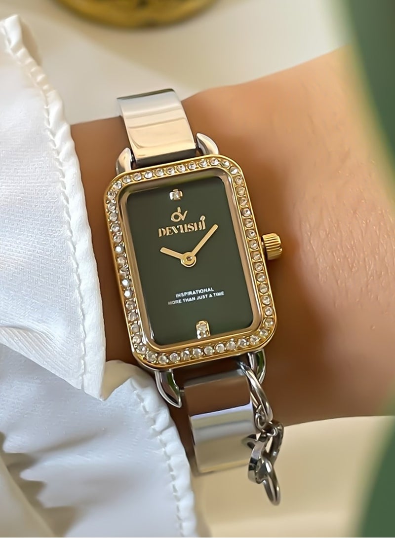 ديفوشي ساعة يد نسائيه ملفته و انيقه ضد الماء - Image 1