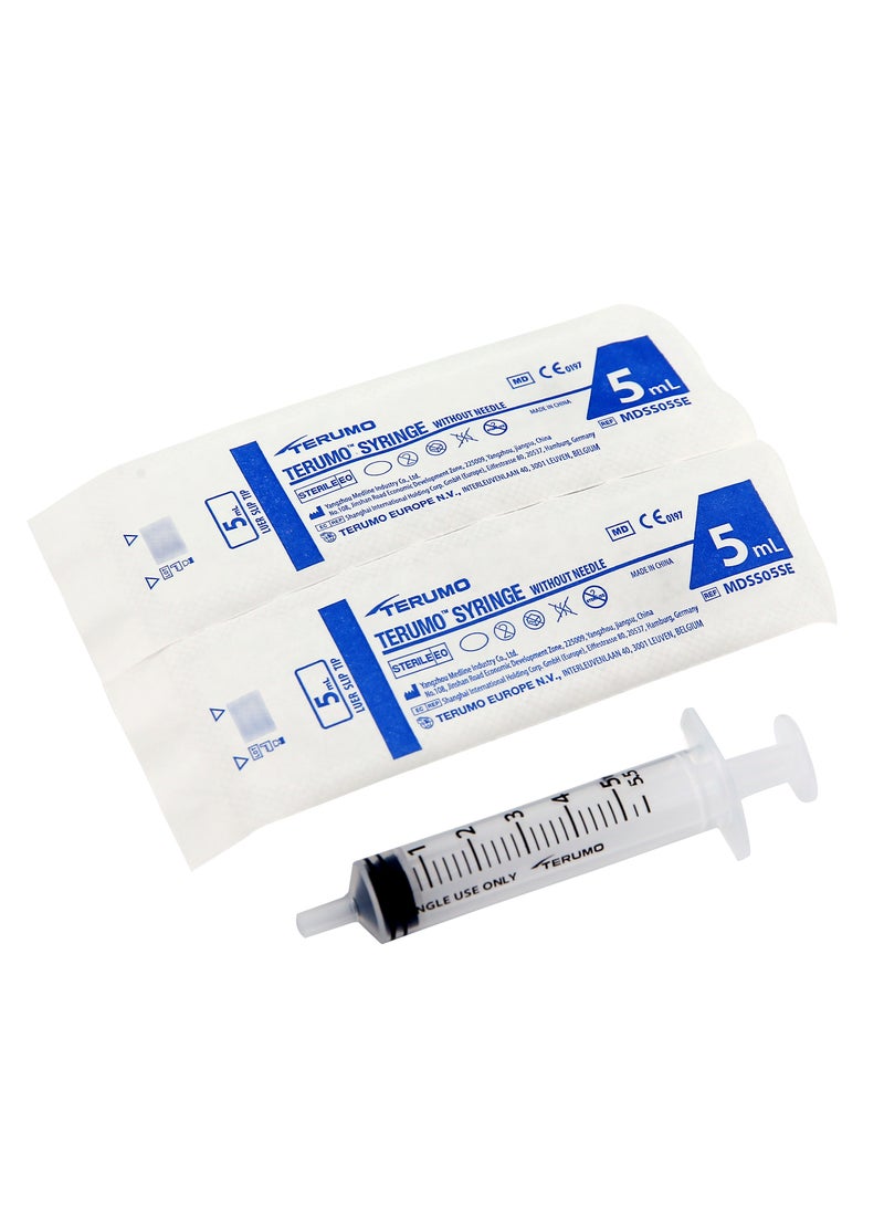 Terumo 5ml Syringe Without Needle Luer Slip (Box/100) - Image 2