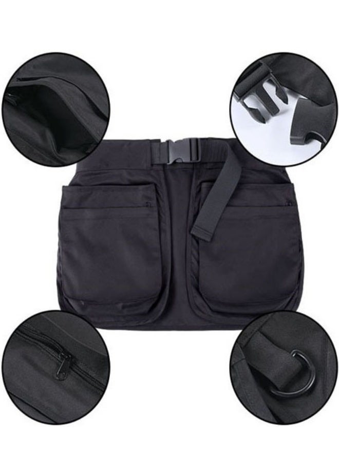 مئزر قابل للتعديل مع مشبك - متعدد الجيوب، بوليستر، للنادلات، مصففي الشعر، البستنة، المنزل والعمل - Image 4