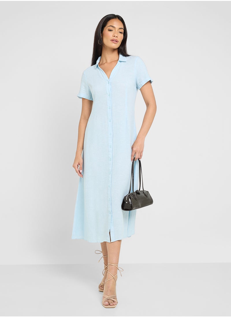 VERO MODA - Button Detailed Dress - Image 1