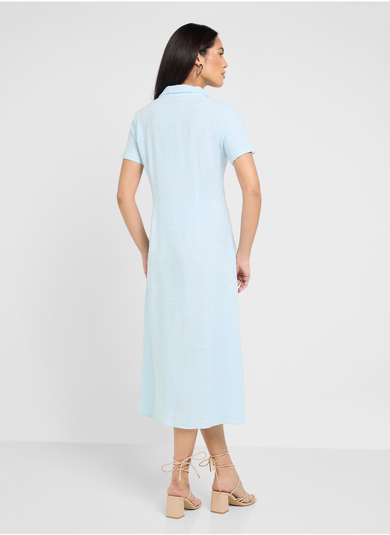 VERO MODA - Button Detailed Dress - Image 1