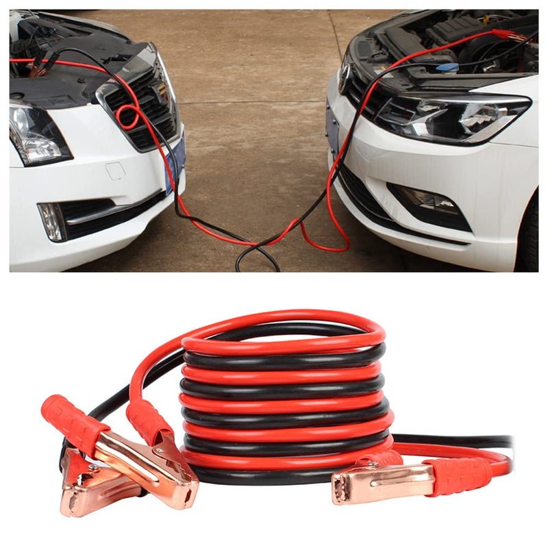 67 150A Heavy Battery Duty Jumper Cables Alligator Clips Electrical Battery Clamps for Emergency Roadside Assistance Universal Jumper Cables for Car Truck Van Bus
