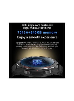 PROMASS Brandcode SWIM 20 Smart Watch with 1.5 HD Large and round full display 2 strap Fitness Tracker with bluetooth call&Message Alert, for Men Women Compatible with iPhone & Android (Gold)  - Image 3
