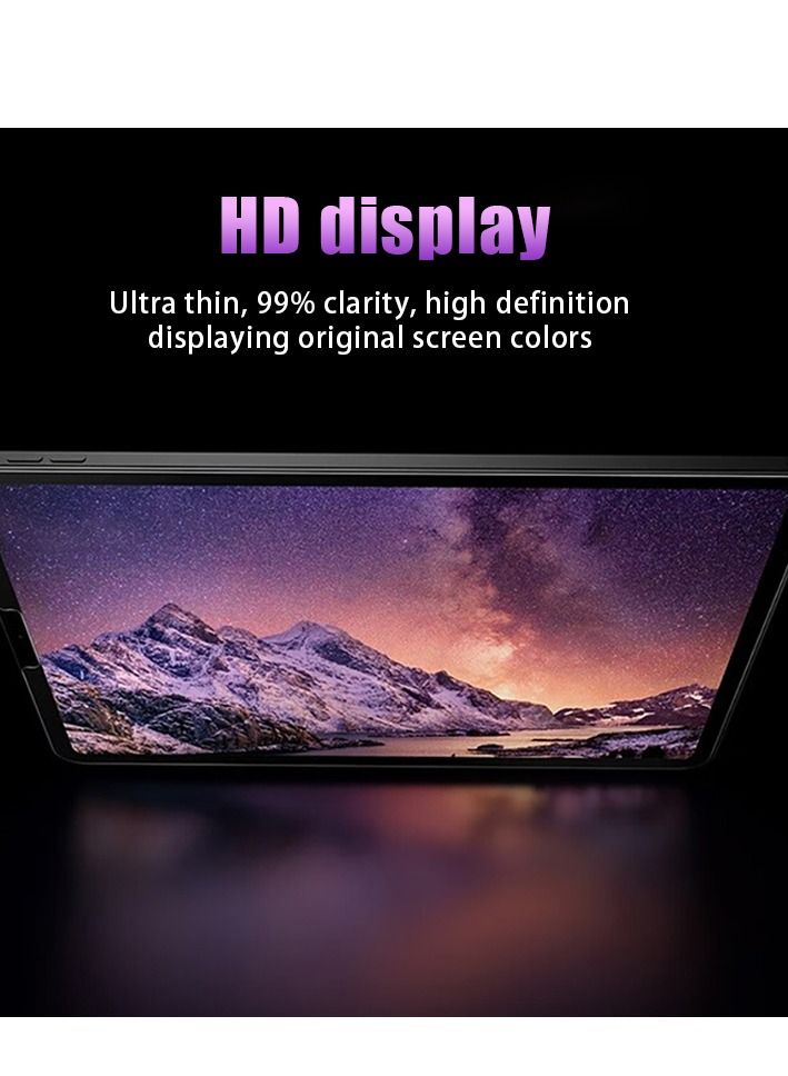 تي دبليو إي جي جي أو أن واقي شاشة عالي الدقة من الزجاج المقوى لجهاز آيباد إير 5/إير 4 مقاس 10.9 بوصات شفاف - Image 3