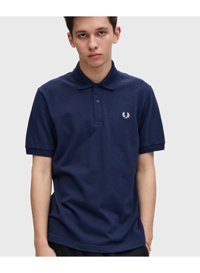 FRED PERRY Laurel Wreath Short Sleeve Cotton Polo Shirt - Image 1